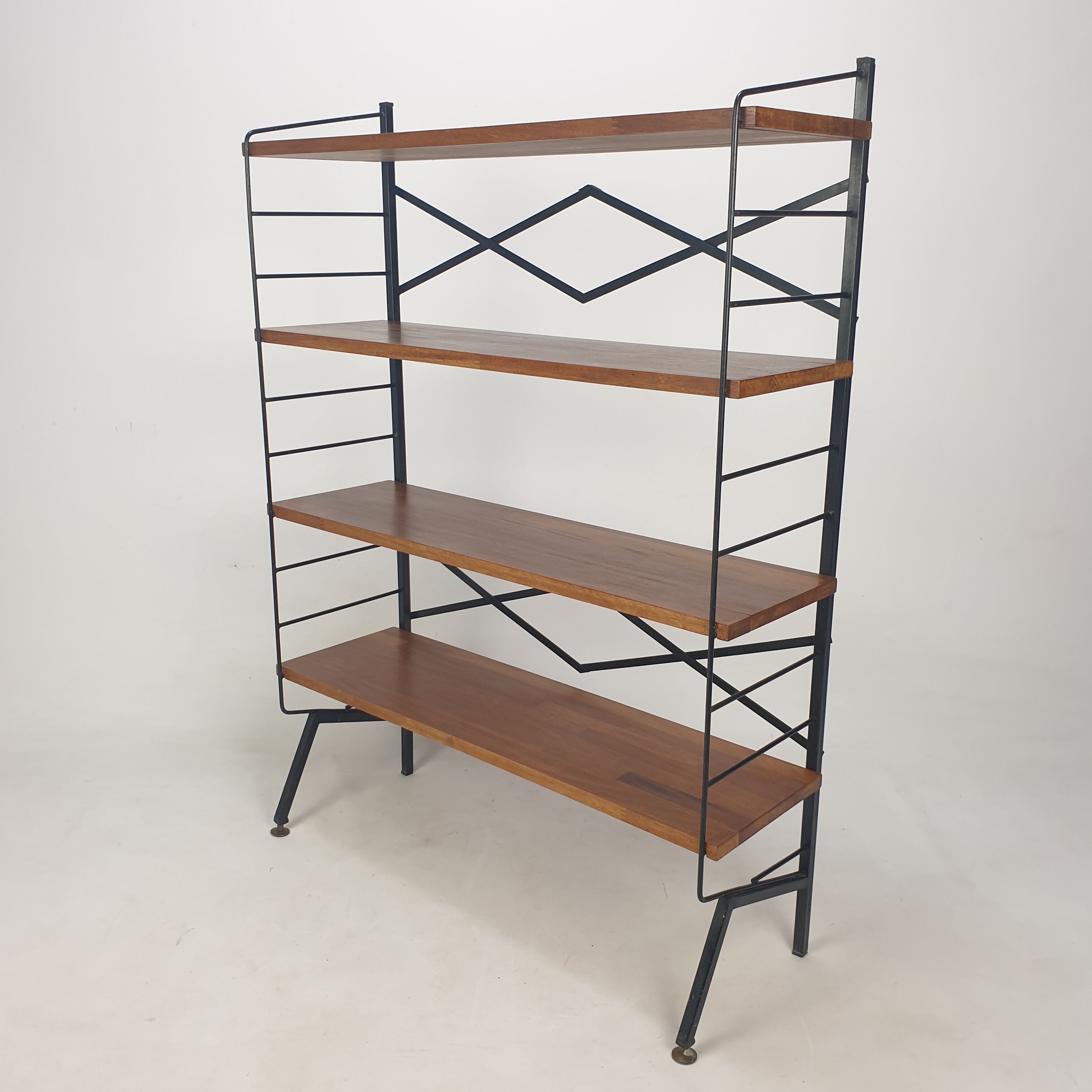 Italian Free Standing Shelving Unit, 1950's