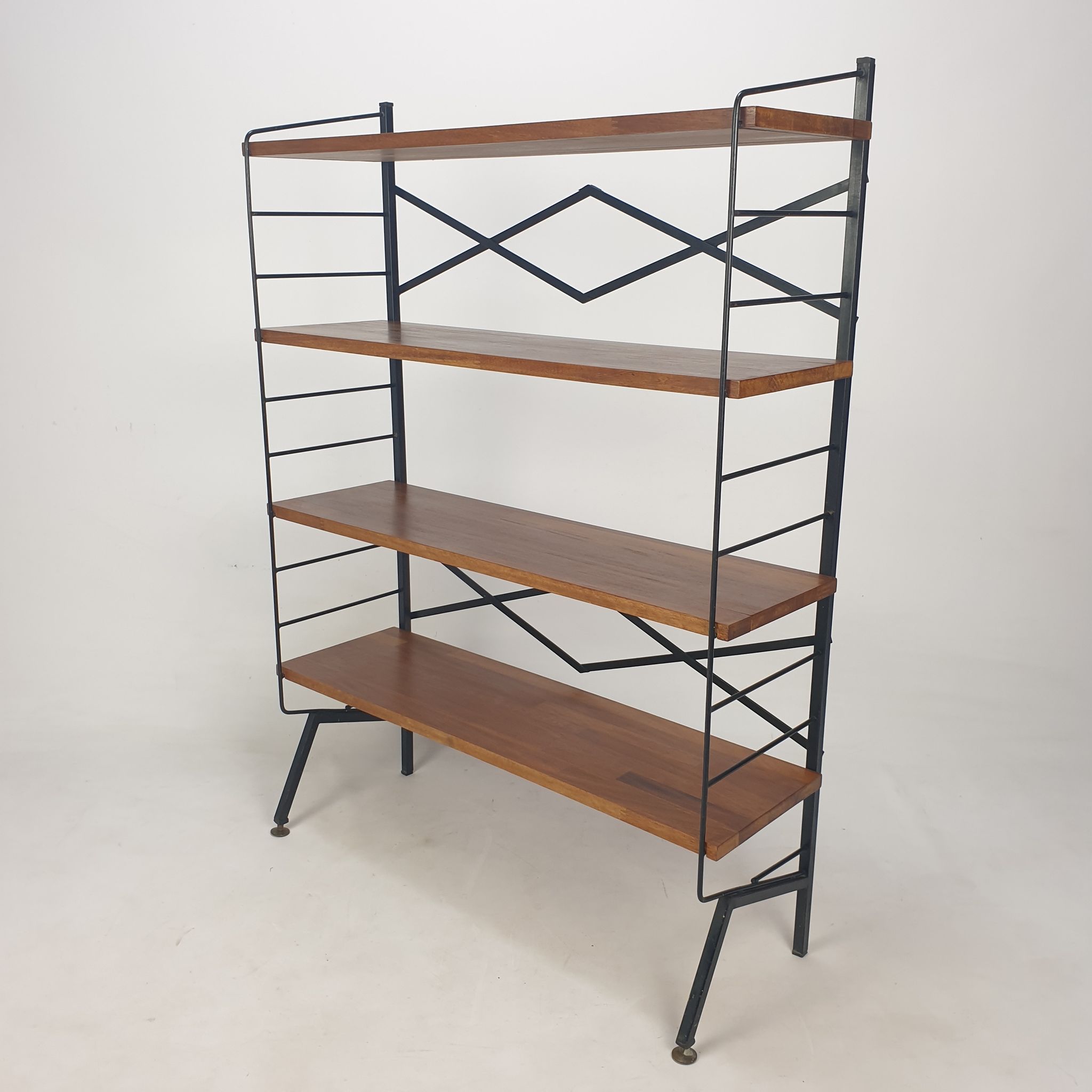 Italian Free Standing Shelving Unit, 1950's