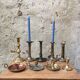 Vintage brass cellar rat candlestick