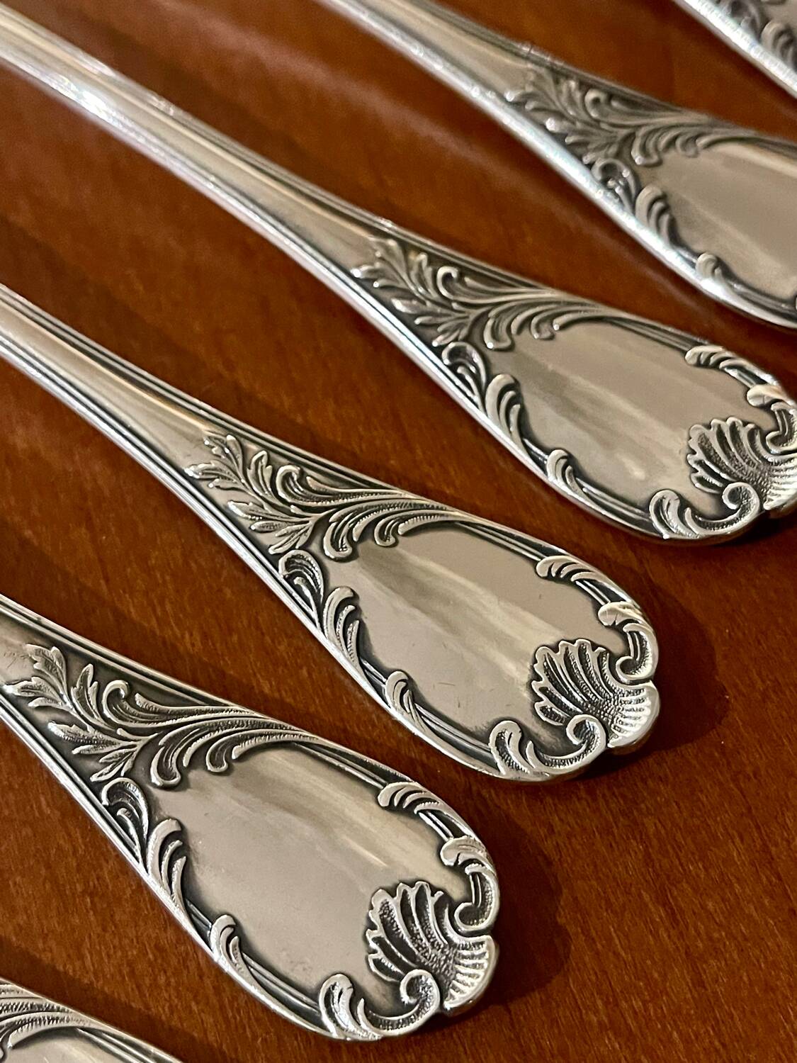 Christofle Marly 12 cake forks new condition