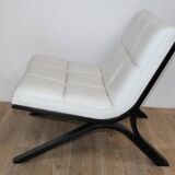Leather armchair inspired by Roche Bobois, Skool Suede model