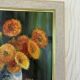 Vintage still life with flowers and pipes – Oil on canvas signed C. Riella