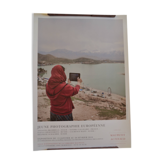 Jeune photographie européenne affiche d'exposition Marseille 2016