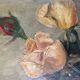 Painting, still life, flower, roses bouquet
