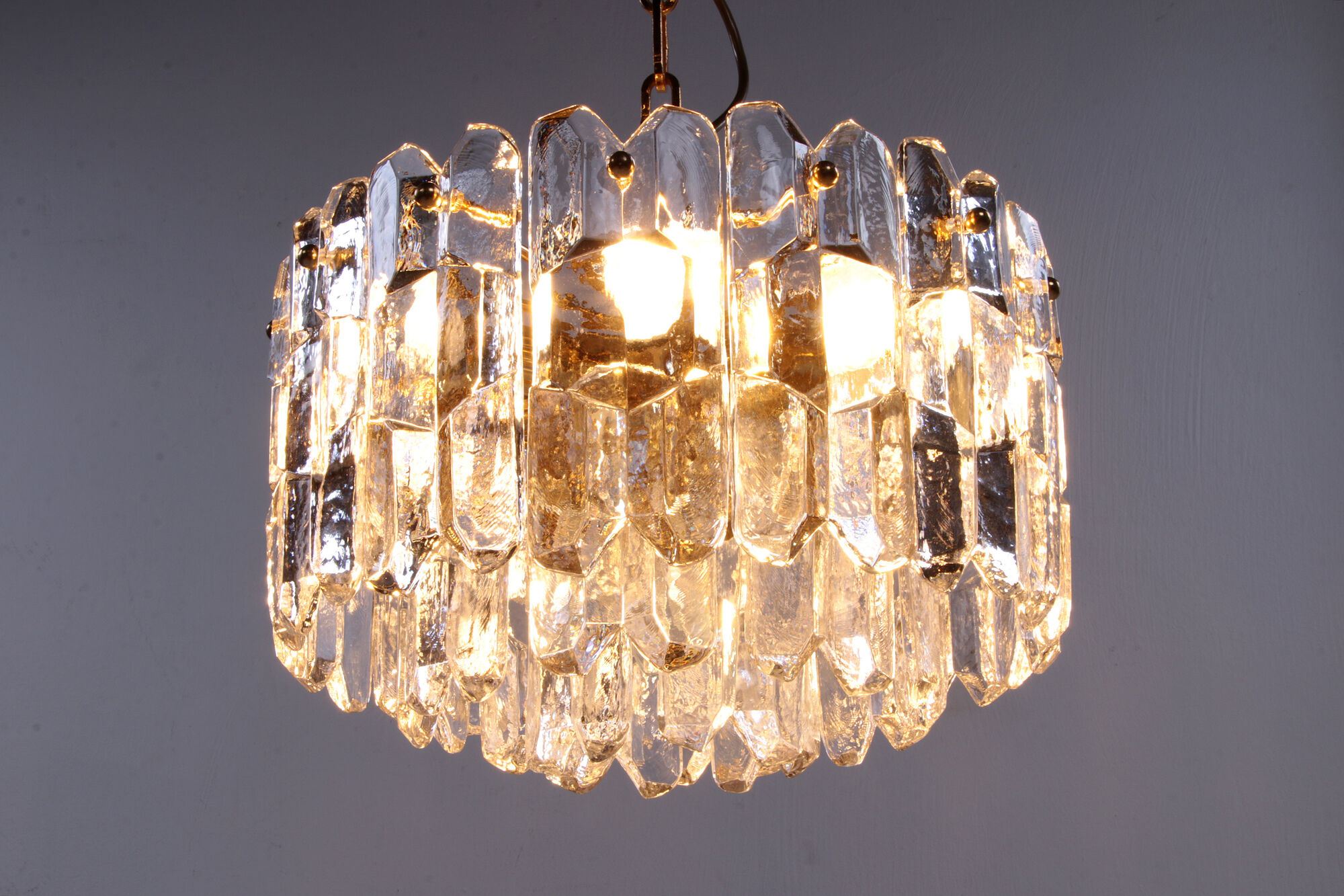 Regency style hanging lamp made of Murano glass by Kalmar, 1960 Austria