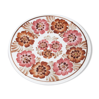 Decorative plate, faience Włocławek, Poland, 1960s