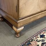 Penderie anglaise art déco en noyer des années 1930