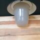 Set of 3 vintage Czech industrial pendant lights, 1950s