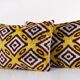 Set of 2 vintage ikat cushion covers 43x56 cm