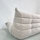Togo sofa in beige corduroy attributed to Michel Ducaroy for Ligne Roset