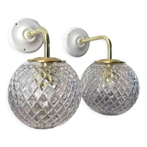 lot de deux appliques