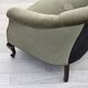 1960s, Danish 2-seater sofa, green furniture velour, beech wood.