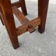 Tabouret de ferme d’époque en bois