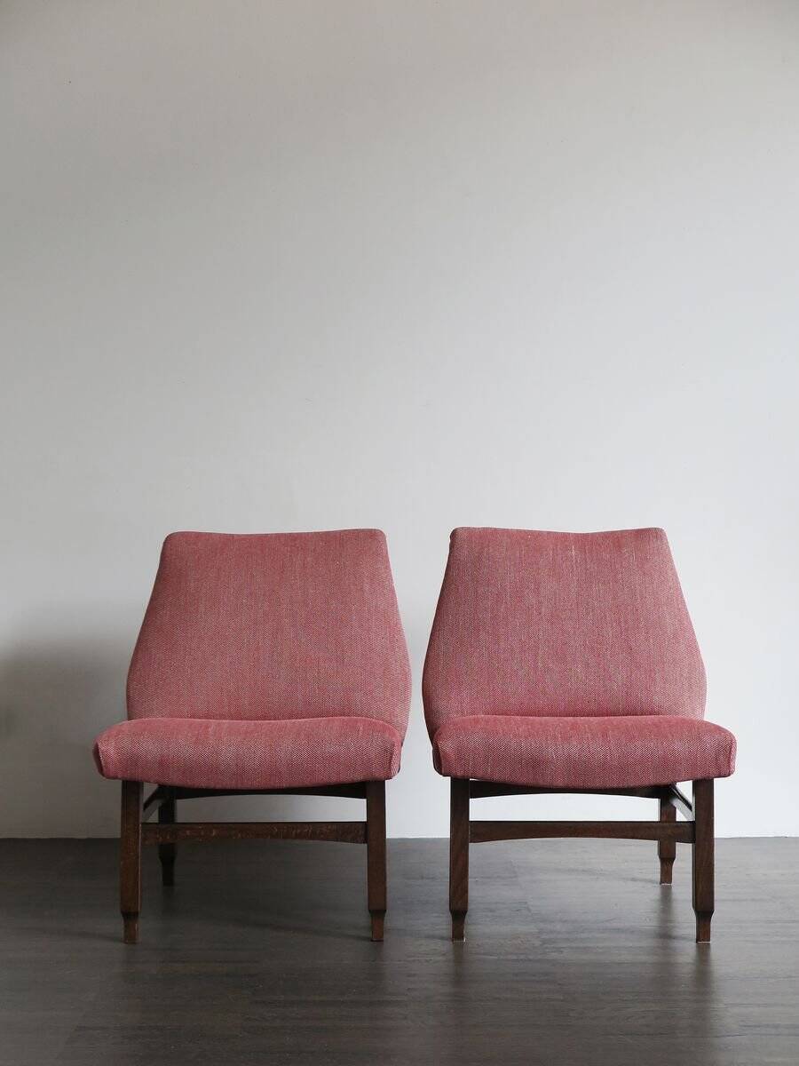 Set of two Italian Side Chairs, 1950s