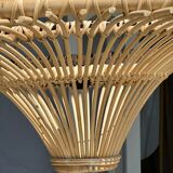 Suspension rattan saucer iron frame D:120 H:60