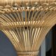 Suspension rattan saucer iron frame D:120 H:60