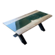River Table in Solid Wood and Epoxy Resin – Unique Piece, Handcrafted