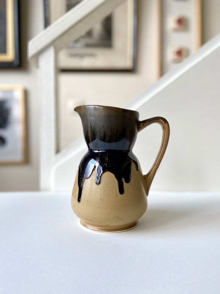 Enamel ceramic pitcher