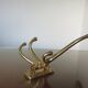 Coatrack swivel brass 70s