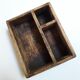 Wooden box workshop with compartments 27x22,7cm