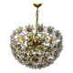 Bakalowits & Söhne floral crystal chandelier, Austria, 1970s