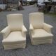 Paire de fauteuils crapaud