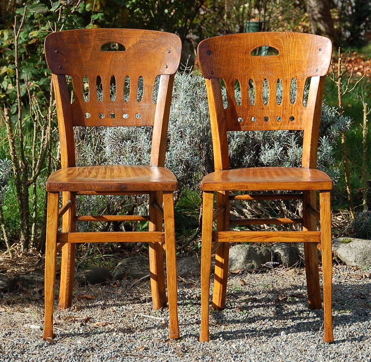 Paire de chaises bistrot Luterma de Colmar