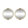 Pair of Venetian “Torciglione” Murano Glass Wall Mirrors with Gold Leaf Detail
