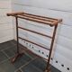 Porte serviette en bois style bambou