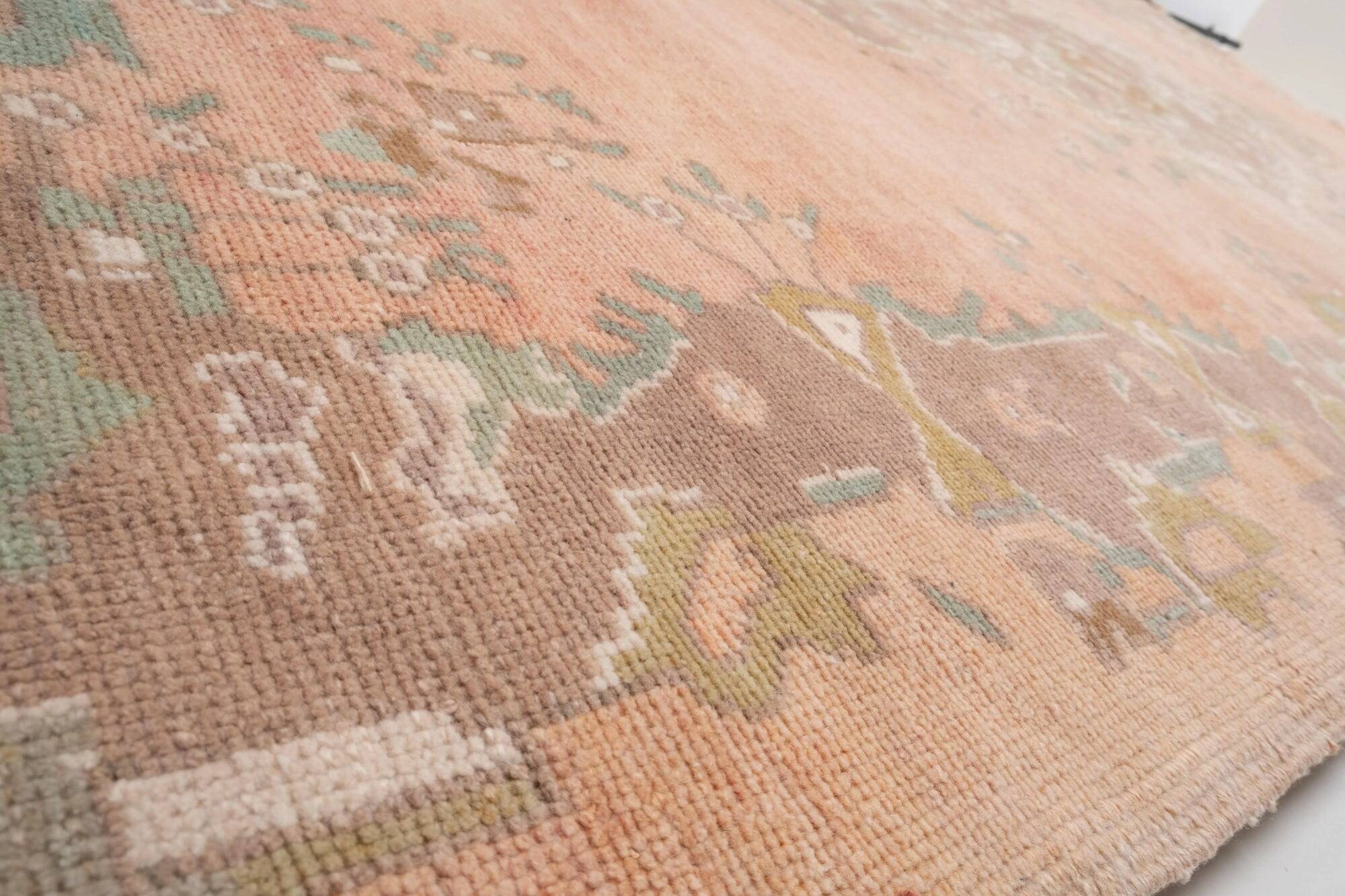 Vintage Turkish handmade rug 152x295 cm