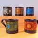 Set of 5 mugs Staffordshire 70s