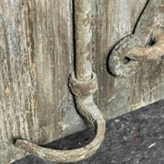 Pair of old shutters