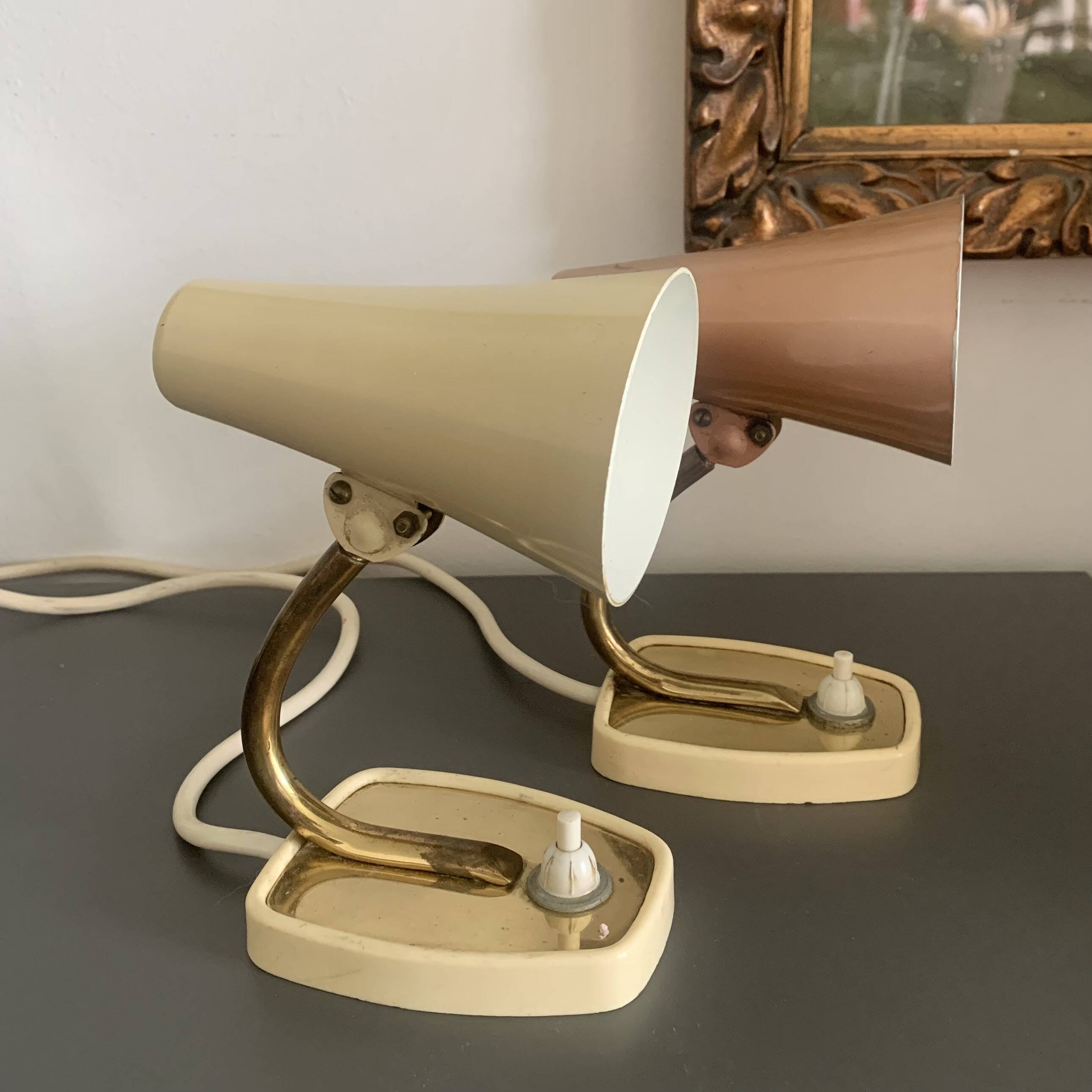 Pair of vintage lamp, 1960s