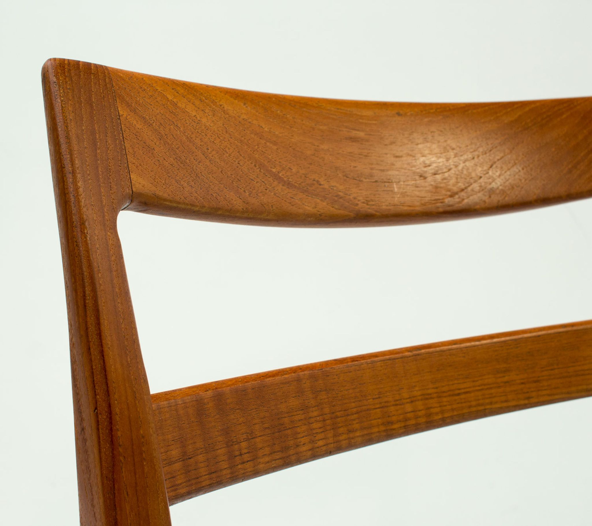 1960s Swedish garmi teak dining chairs by Nils Jonsson for Troeds, set of 6