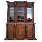 Library, France, around 1890.