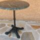 Vintage marble gueridon table 1980s