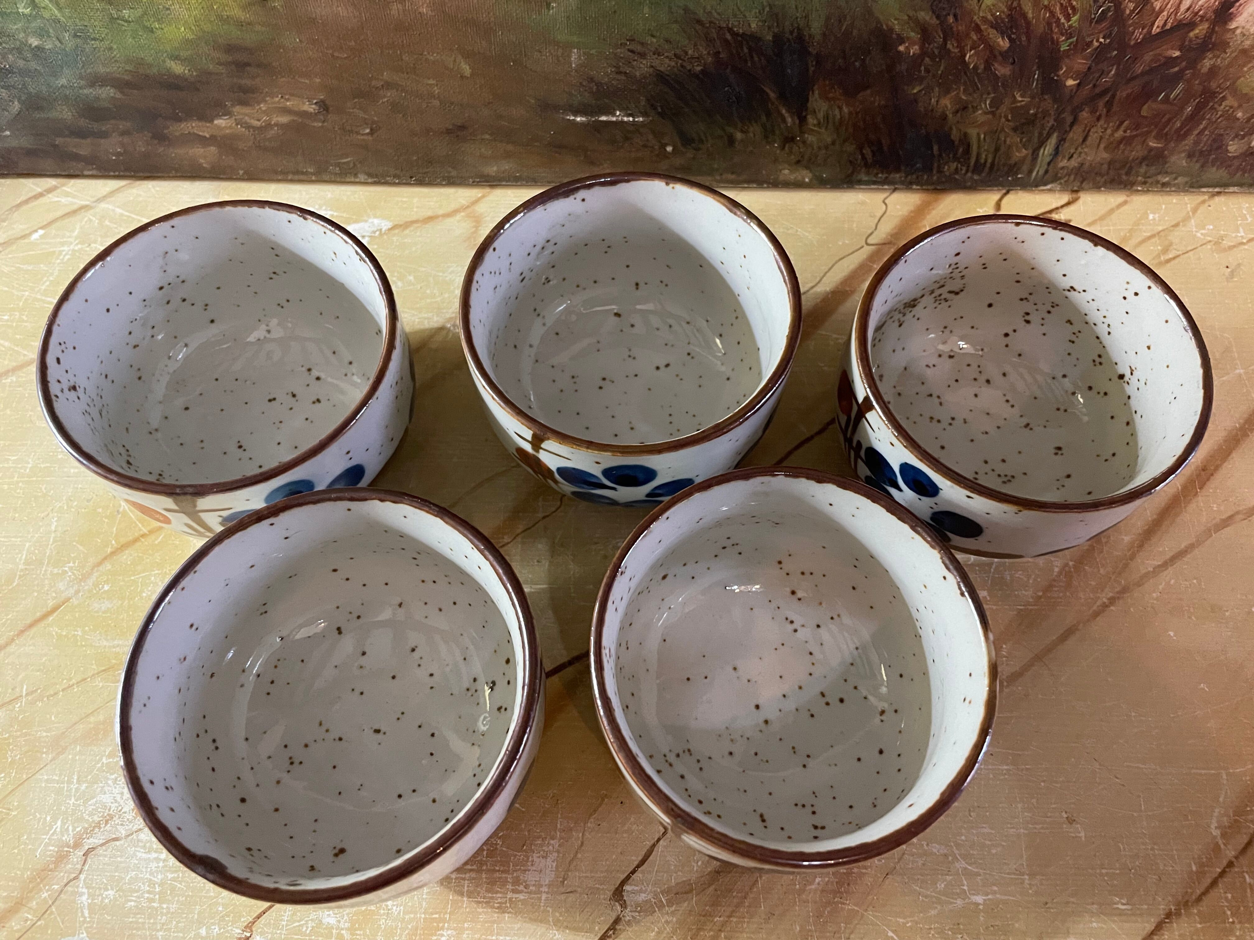 Vintage Japanese tea bowls