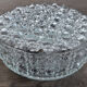 Round ceiling / wall lamp, vintage glass