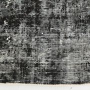 Black gray tones anatolian handmade vintage rug 260x158cm