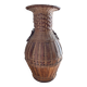 Vase en rotin vintage