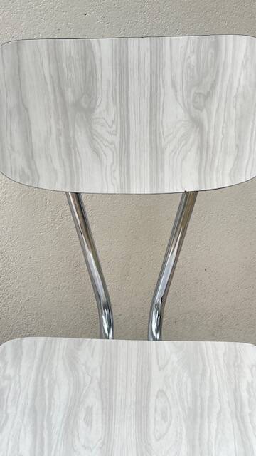 Pair of VINTAGE Formica CHAIRS