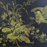 Napoleon III chinoiserie boiled cardboard tray
