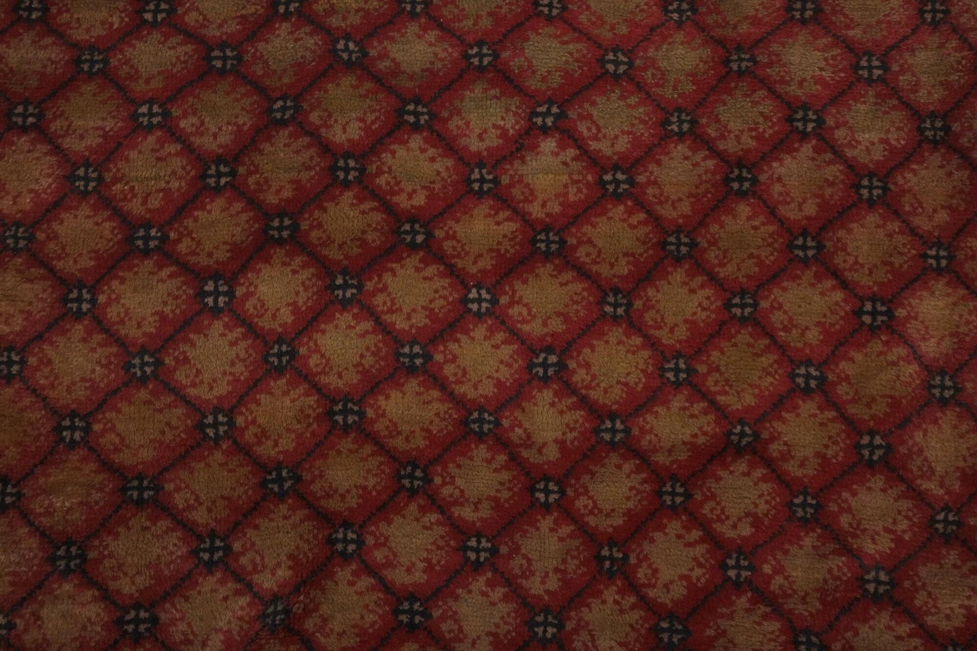 Vintage handmade Turkish rug 130x171 cm