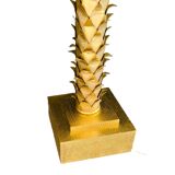 Brass palm tree floor lamp