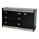 Vintage black lacquered and chrome sideboard | Italian Space Age sideboard from the 1970s