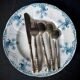 Couverts de table 12 personnes laiton bambou