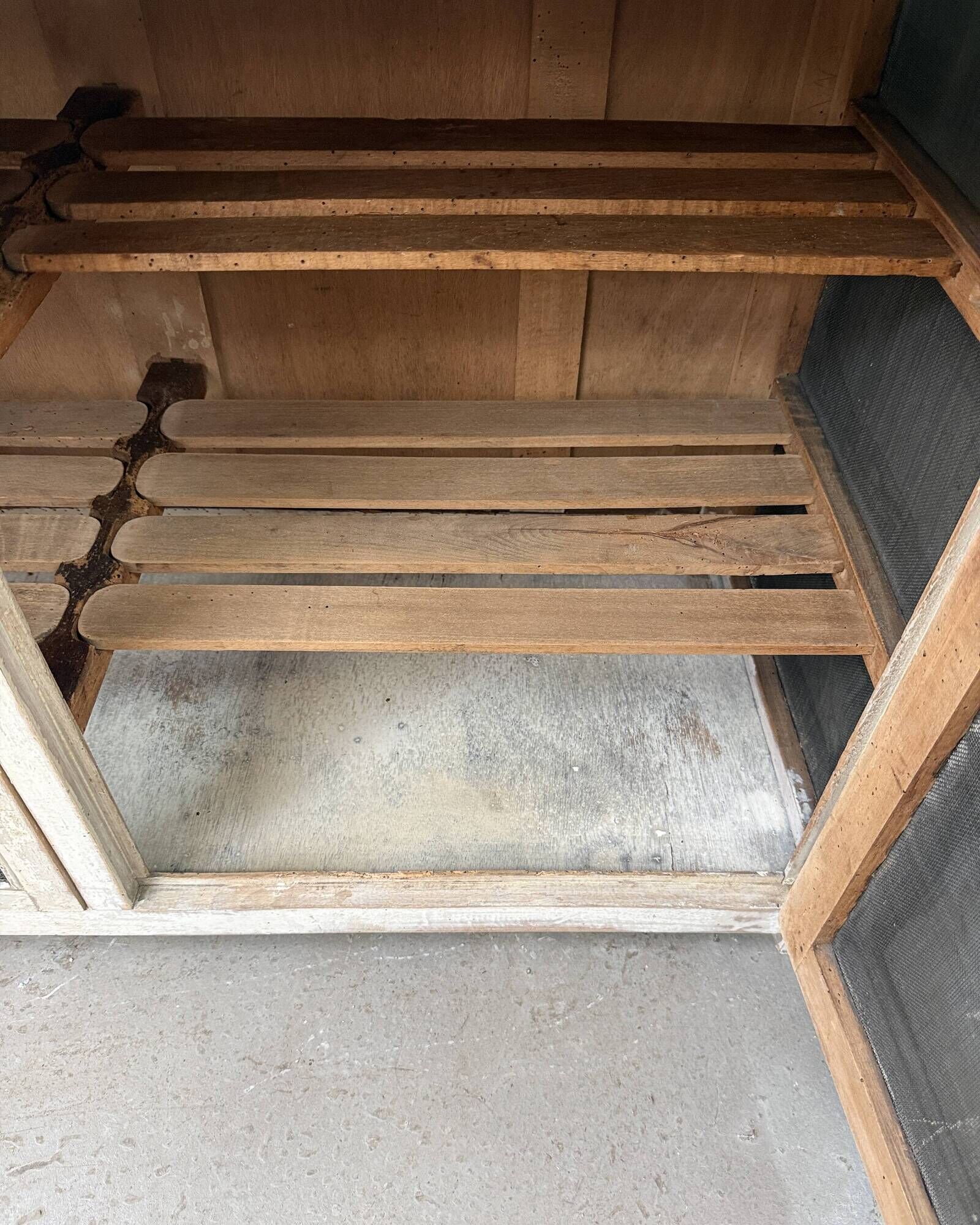 Patinated (renovated) pantry.