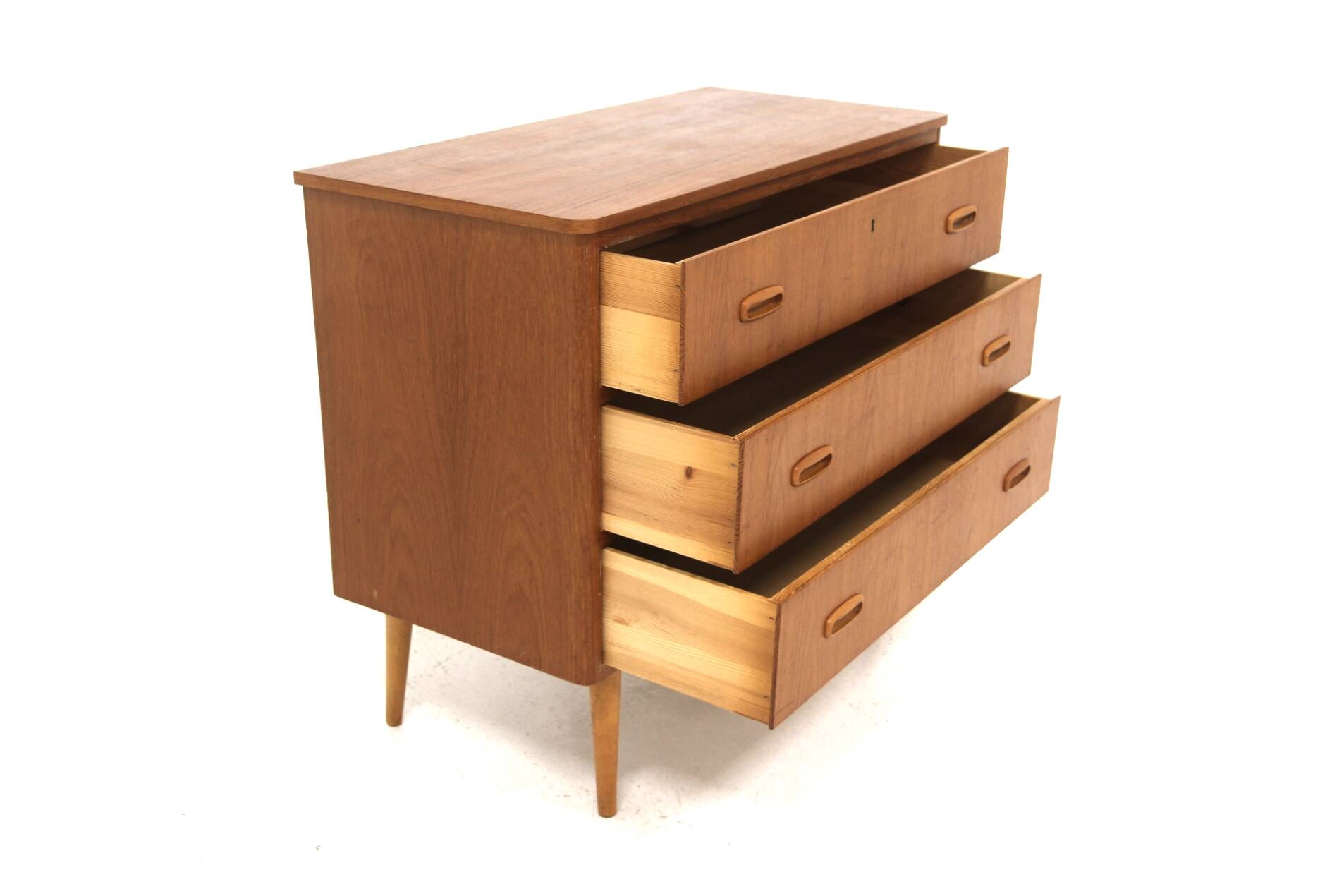 Scandinavian teak chest of drawers, Sweden, 1950