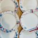 6 plates Beaujeu Digoin Sarreguemines