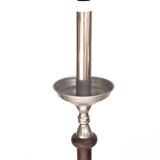 Vintage lamp wood and tin lamp foot floor lamp floor lamp, living room, desk